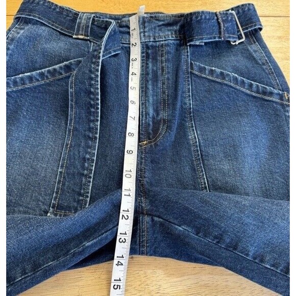 Rebecca Taylor La Vie Jeans Elodie High Waist Belted Chic Preppy Casual Size 28 - Picture 7 of 10